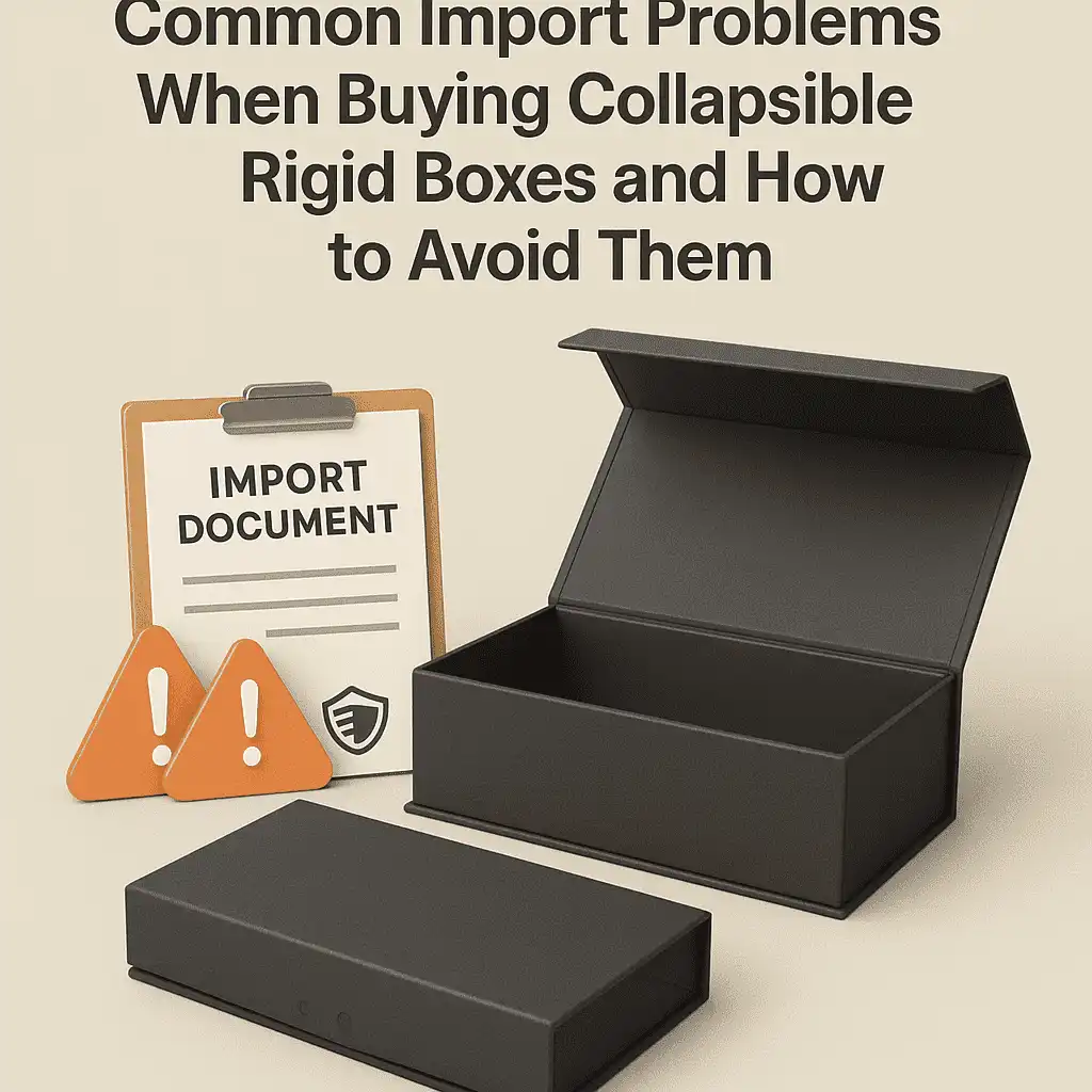 Common Import Problems When Buying Collapsible Rigid Boxes and How to Avoid Them
